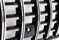 Calandre Mercedes CLA C118 W118 Chrome Sans Caméra - vue de profil - Becquet Voiture