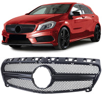 Kühlergrill Mercedes A-Klasse W176 Typ AMG - Draufsicht - Becquet Voiture