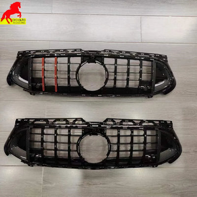 Calandre Mercedes Classe A W177 2023 - vue de trois-quarts - Becquet Voiture