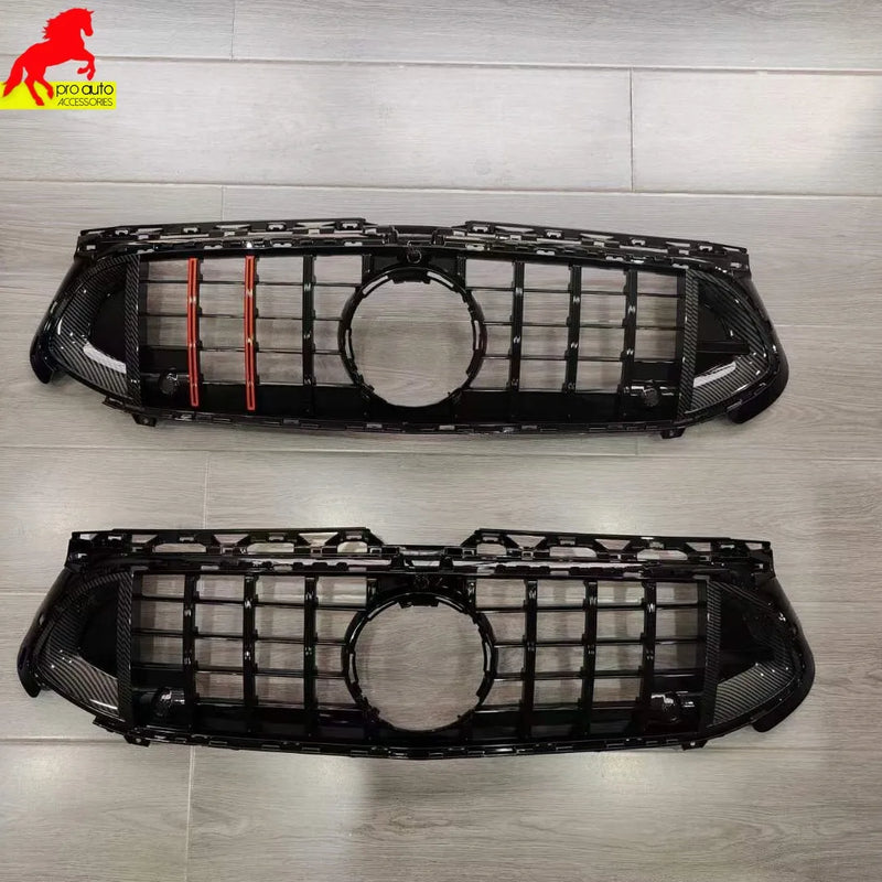 Calandre Mercedes Classe A W177 2023 - vue de trois-quarts - Becquet Voiture