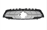 Kühlergrill Mercedes A-Klasse W177 Typ Diamant - Vorderansicht - Becquet Voiture