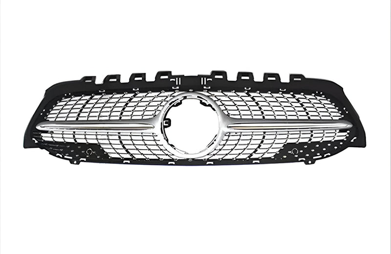 Kühlergrill Mercedes A-Klasse W177 Typ Diamant - Vorderansicht - Becquet Voiture