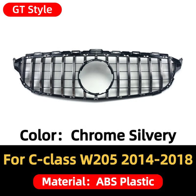 Calandre Mercedes Classe C W205 AMG Diamond 2014-2018 - en situation - Becquet Voiture