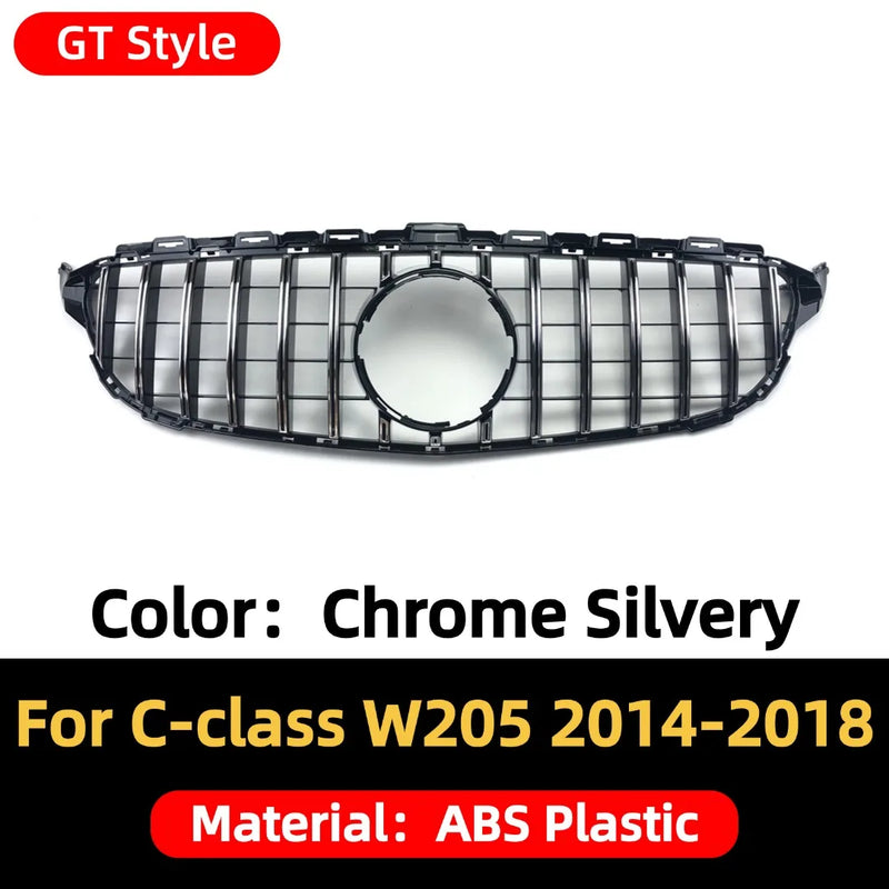 Calandre Mercedes Classe C W205 AMG Diamond 2014-2018 - en situation - Becquet Voiture