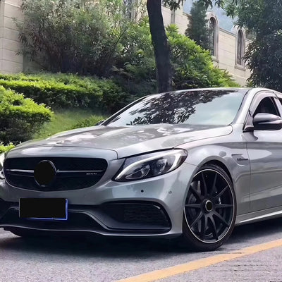 Calandre Mercedes Classe C W205 AMG Diamond 2014-2018 - vue de profil - Becquet Voiture