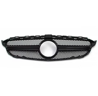 Mercedes C-Class W205 AMG-style grille - rear view - Becquet Voiture