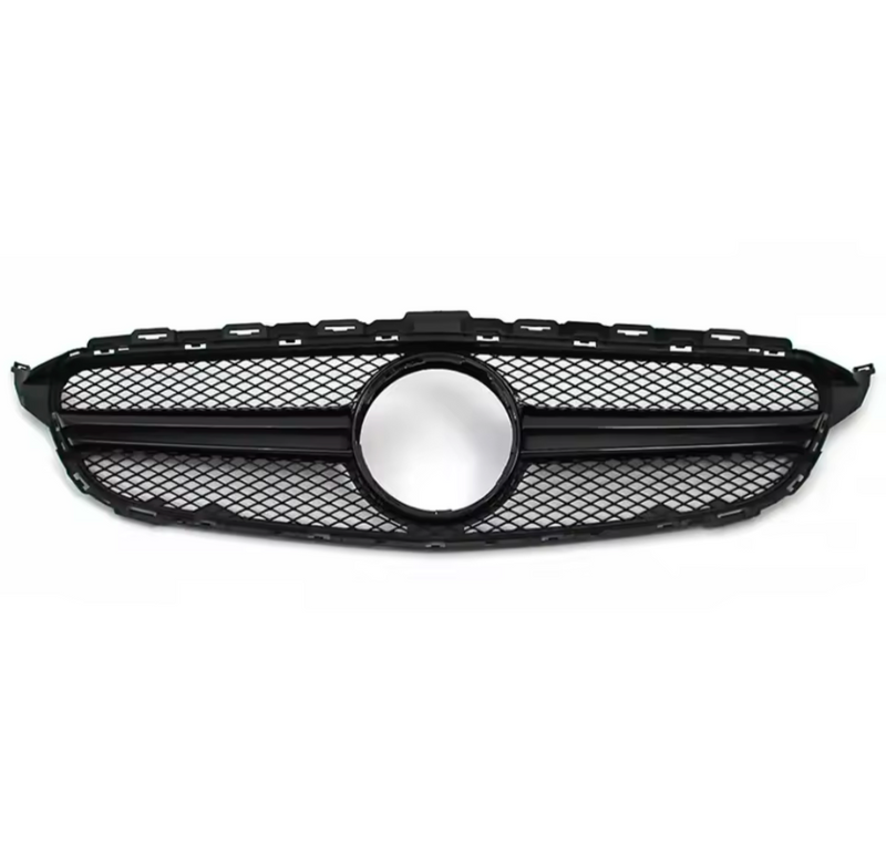 Mercedes C-Class W205 AMG-style grille - rear view - Becquet Voiture