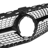 Calandre Mercedes Classe C W205 type Diamant - installé sur véhicule - Becquet Voiture