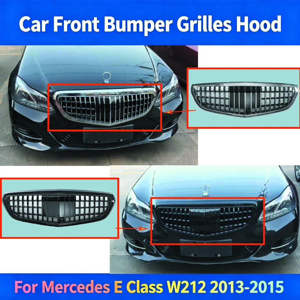Calandre Mercedes Classe E W212 2013-2015 - vue de face - Becquet Voiture