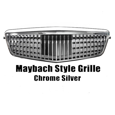 Calandre Mercedes Classe E W212 Style Diamants - vue de profil 2 - Becquet Voiture