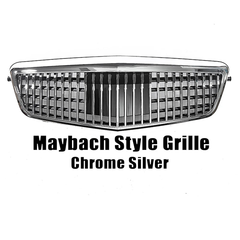 Calandre Mercedes Classe E W212 Style Diamants - vue de profil 2 - Becquet Voiture