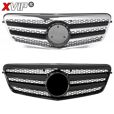 Calandre Mercedes Classe E W212 Style Diamants - vue de profil - Becquet Voiture