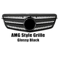 Calandre Mercedes Classe E W212 Style Diamants - vue rapprochée - Becquet Voiture