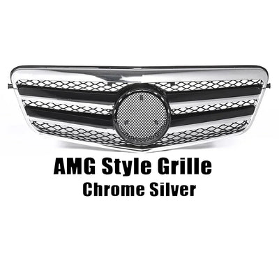 Calandre Mercedes Classe E W212 Style GTR - en situation - Becquet Voiture