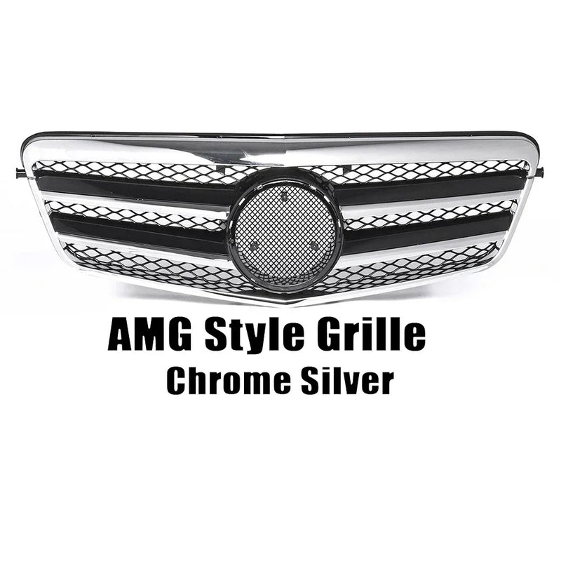 Calandre Mercedes Classe E W212 Style GTR - en situation - Becquet Voiture