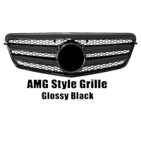 Calandre Mercedes Classe E W212 Style GTR - vue de dessus - Becquet Voiture