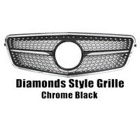 Calandre Mercedes Classe E W212 Style GTR - vue de face 2 - Becquet Voiture