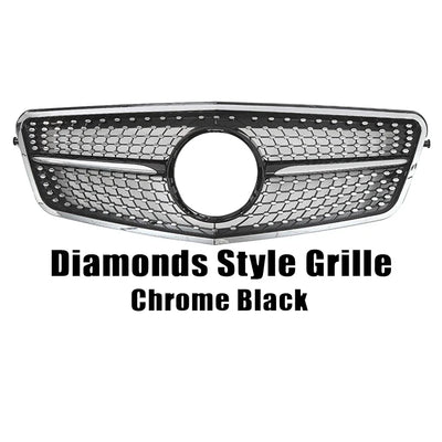 Calandre Mercedes Classe E W212 Style GTR - vue de face 2 - Becquet Voiture
