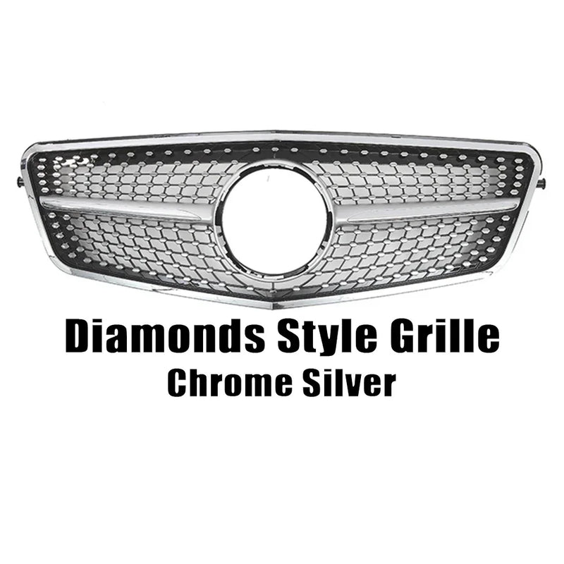 Calandre Mercedes Classe E W212 Style GTR - vue de profil 2 - Becquet Voiture