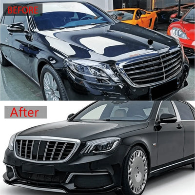 Calandre Mercedes Classe S W222 2013-2020 - vue de profil - Becquet Voiture