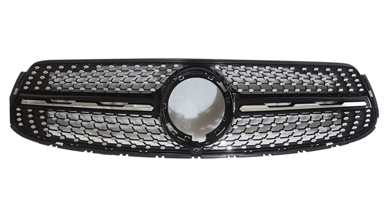 Calandre Mercedes GLC W253 type Diamant - installé sur véhicule - Becquet Voiture