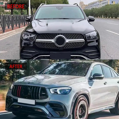 Calandre Mercedes GLE Coupé C167 2020-2022 - vue de profil - Becquet Voiture