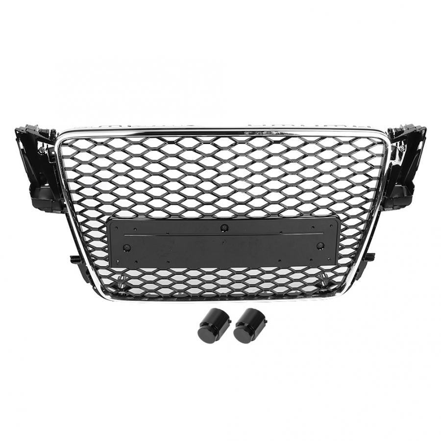 Calandre Nid Abeille Bicolore Audi S5 B8 - vue de face - Becquet Voiture