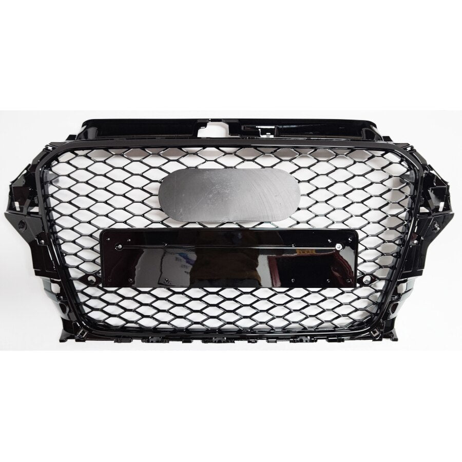 Calandre Nid Abeille Noire Audi S3 8V 2014-2016 - vue de face - Becquet Voiture