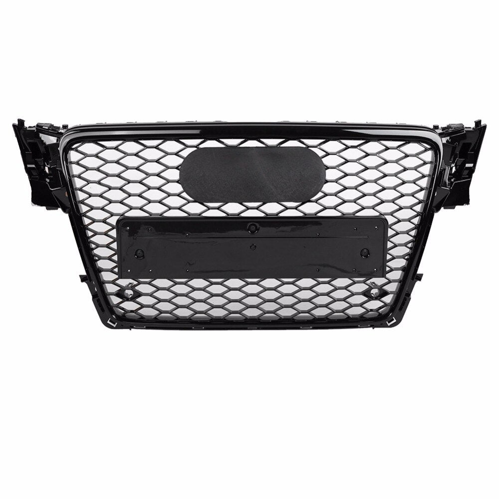 Calandre Nid d'Abeille Audi A4 B8 2009-2012 V2 - vue de face - Becquet Voiture