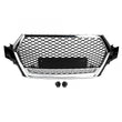 Calandre Nid d'Abeille Audi Q7 2016-2018 Noir Chrome