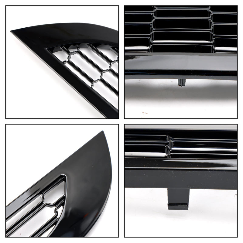 Calandre Nid d'Abeille MINI R50 R52 2002-2006 Noir 2P - vue de profil 2 - Becquet Voiture