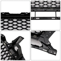 Gloss Black Honeycomb Grille Audi Q5 2013-2017 - fitted on vehicle - Becquet Voiture