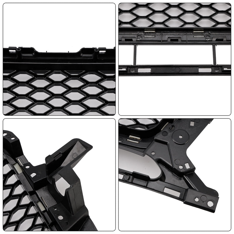 Gloss Black Honeycomb Grille Audi Q5 2013-2017 - fitted on vehicle - Becquet Voiture