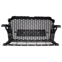 Gloss Black Honeycomb Grille Audi Q5 2013-2017 - rear view - Becquet Voiture