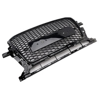 Gloss Black Honeycomb Grille Audi Q5 2013-2017 - top view - Becquet Voiture