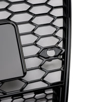 Black Honeycomb Grille RS7 Style Audi A7 S7 2012-2015 - fitted on vehicle - Becquet Voiture