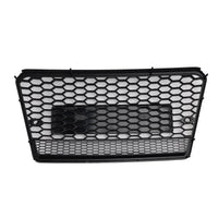 Black Honeycomb Grille RS7 Style Audi A7 S7 2012-2015 - three-quarter view - Becquet Voiture