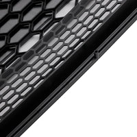 Black Honeycomb Grille RS7 Style Audi A7 S7 2012-2015 - close-up view - Becquet Voiture