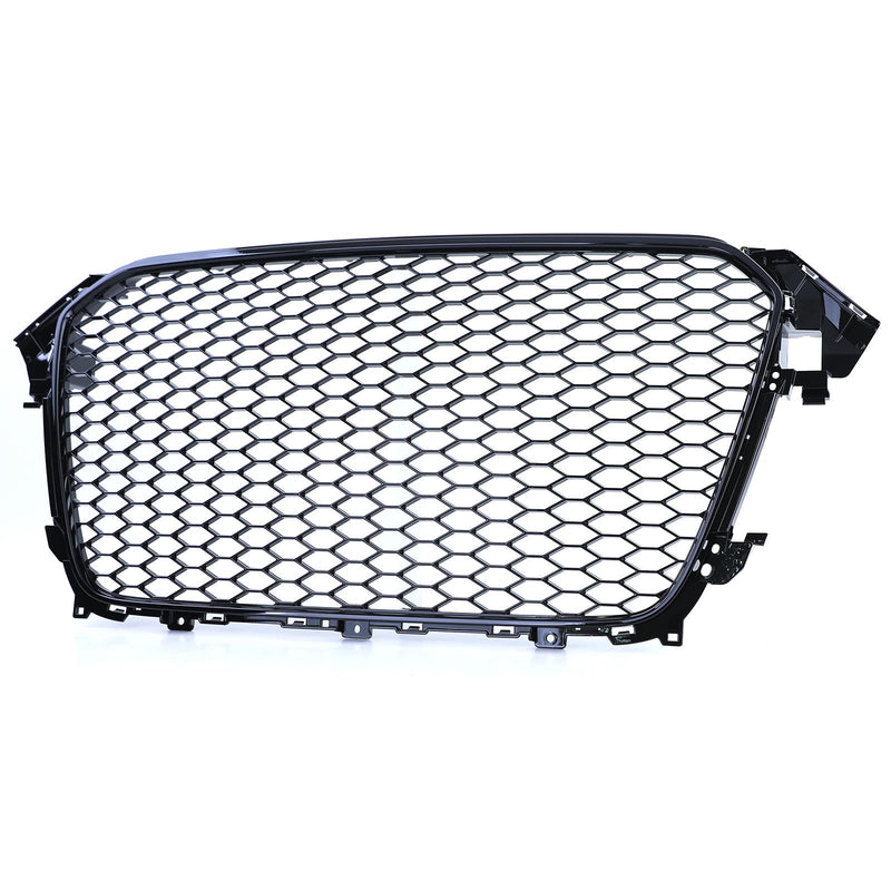 Calandre nid d'abeille noire RS4 Audi A4 B8 2007-2015 - packshot studio - Becquet Voiture