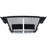 Calandre nid d'abeille noire RS4 Audi A4 B8 2007-2015 - vue de face 2 - Becquet Voiture