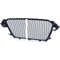 Calandre nid d'abeille noire RS4 Audi A4 B8 2007-2015 - vue de trois-quarts - Becquet Voiture