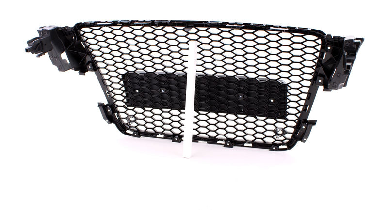 Calandre nid d'abeille noire RS5 Audi A5 B8 2007-2017 - détail du montage - Becquet Voiture