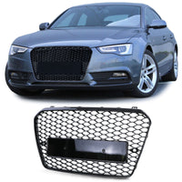 Calandre nid d'abeille noire RS5 Audi A5 B8 2007-2017 - packshot studio 2 - Becquet Voiture