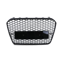 Calandre nid d'abeille noire RS5 Audi A5 B8 2007-2017 - vue de face 2 - Becquet Voiture
