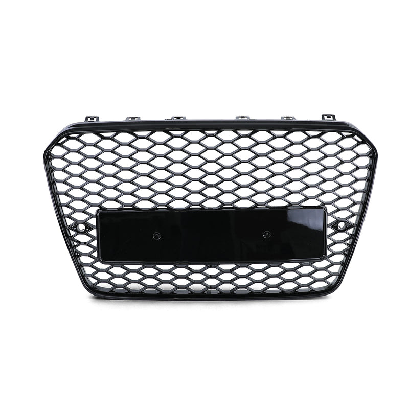 Calandre nid d'abeille noire RS5 Audi A5 B8 2007-2017 - vue de face 2 - Becquet Voiture