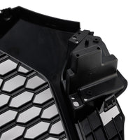 Wabenkühlergrill RSQ3 Schwarz glänzend Audi Q3 2016-2018 - Montagedetail - Becquet Voiture