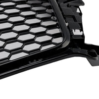 Wabenkühlergrill RSQ3 Schwarz glänzend Audi Q3 2016-2018 - am Fahrzeug montiert - Becquet Voiture
