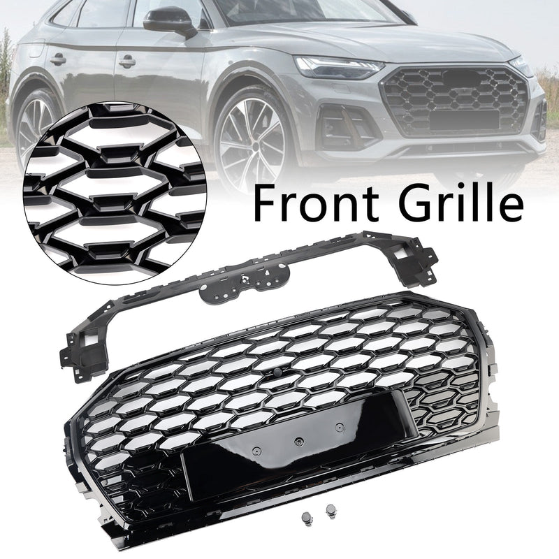 Calandre Nid d'Abeille RSQ5 Audi Q5 SQ5 2021-2025 - packshot studio - Becquet Voiture