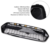 Calandre Noir Brillant 3 LED Ford Transit Custom Raptor 2018-2023 - packshot studio - Becquet Voiture