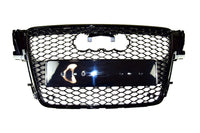 Kühlergrill Schwarz Glänzend Audi A5 B8 (07-11) RS5 Look - Seitenansicht - Becquet Voiture